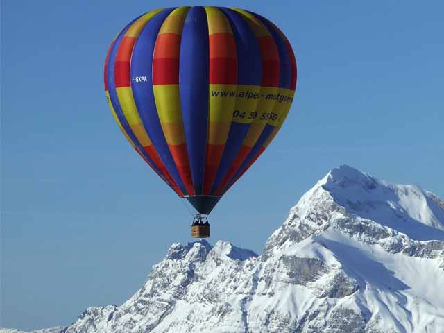 Vol montgolfière Alpes Montgolfière