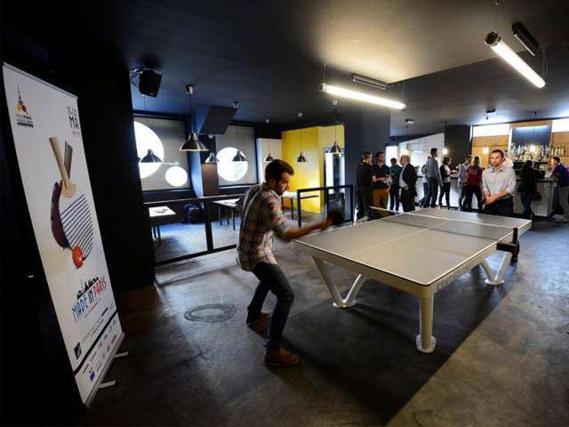 Paris insolite - le Gossima ping pong Bar