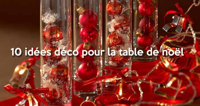 10 Idées De Déco Pour La Table De Noël
