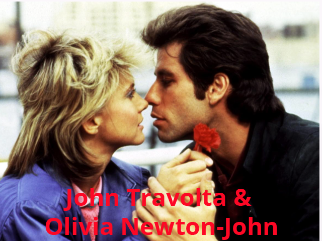 Le baiser  de John Travolta & Olivia Newton-John - 640 x 480