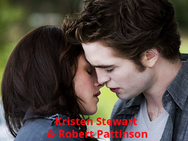 Le baiser  de Robert Pattison & Kristen Stewart - 640 x 480