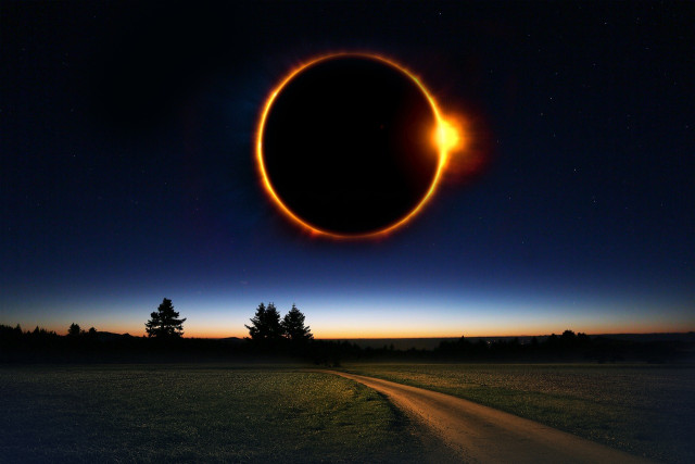 Dans la magie céleste d'une éclipse solaire !