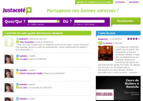 Découvrez votre nouveau guide Justacoté !