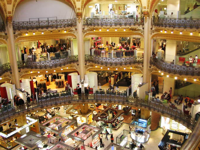 canicule : Galeries Lafayette - 640 x 480
