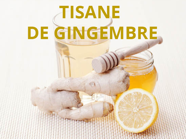 Tisane de gingembre contre les nausées