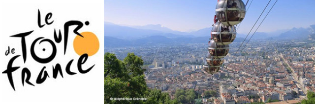 Tour de France : 19 juillet, 177km de Grenoble à Risoul. Découverte de Grenoble