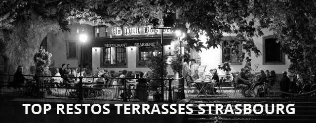 Top 3 des restos avec terrasse à Strasbourg