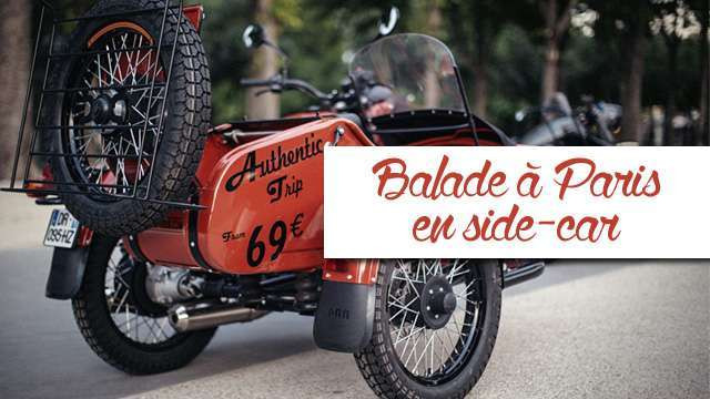 Une virée en side-car dans le Paris historique