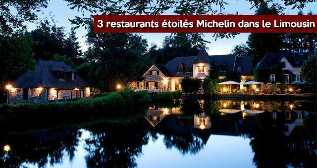 Région Limousin : 3 restaurants étoilés