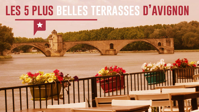 Cinq bonnes tables en terrasse à Avignon