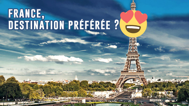 La France est le pays préféré des voyageurs