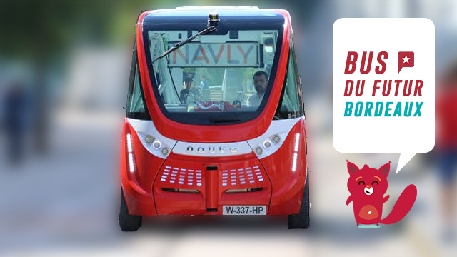 Le bus du futur est à Bordeaux