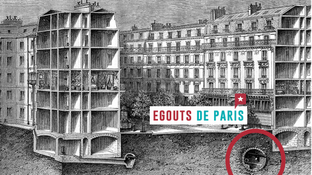 Les égouts de Paris  : un immense dédale