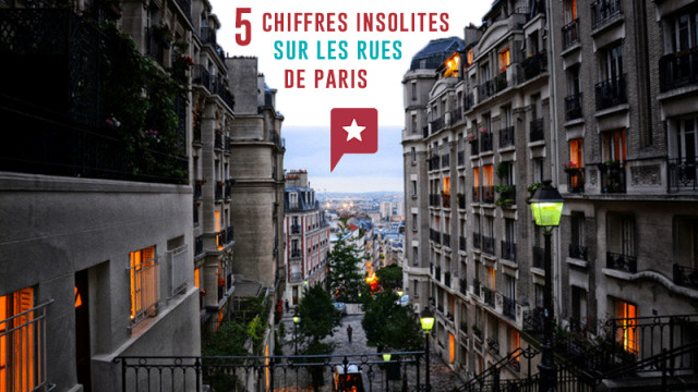 5 chiffres insolites sur les rues parisiennes