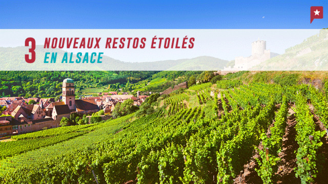 Alsace : 3 nouveaux restos étoilés